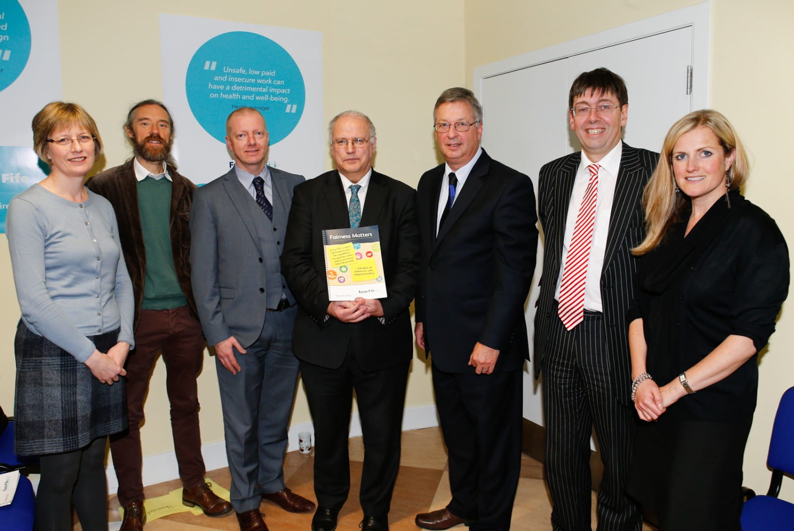 David Ross Leader Fife Council and Fairer Fife Commissioners