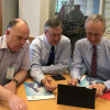 Roly Keating CEO British Library & Brain Ashley ACE