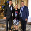 Linda Hills Andrew Carnegie's great grand daughter & Erik De Baedts Peace Palace