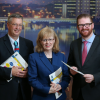 Simon Hamilton MLA and Aideen McGinley Co-chair Carnegie Roundtable Northern Ireland