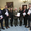 Michael D. Higgins President of ireland and senior staff The Wheel Dublin