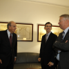 With Joel Rosenthal and Senator George Mitchell in New York