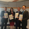 Emma Little Pengelly MLA DUP , Máirtín Ó Muilleoir MLA Sinn Féin , Rolf Alter OECD Belfast